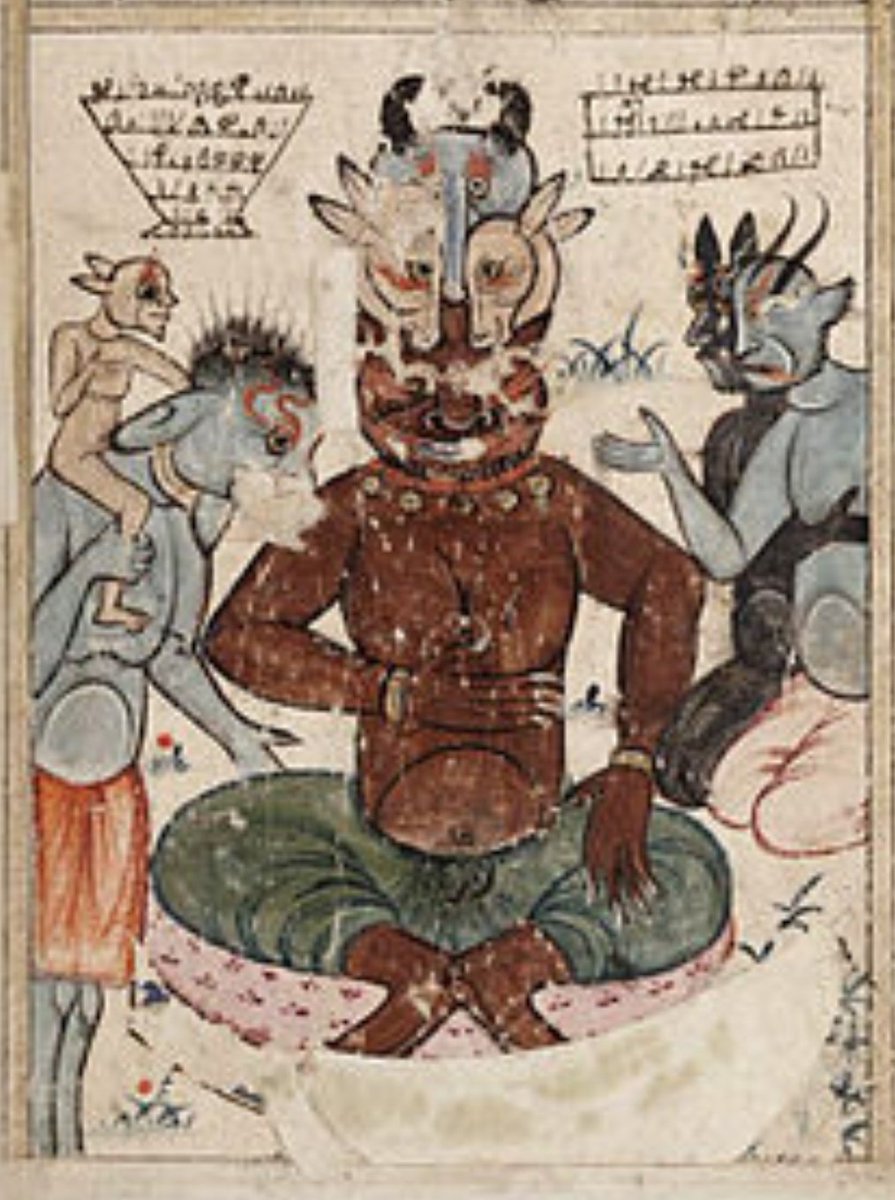 MARID (مارد/mārid):Known to be rebellious supernatural beings; a mix between a jinn and a demon. Large and powerful, according to folklore, they also have the ability to grant wishes to mortals, but that usually requires imprisonment, rituals, or flattery.