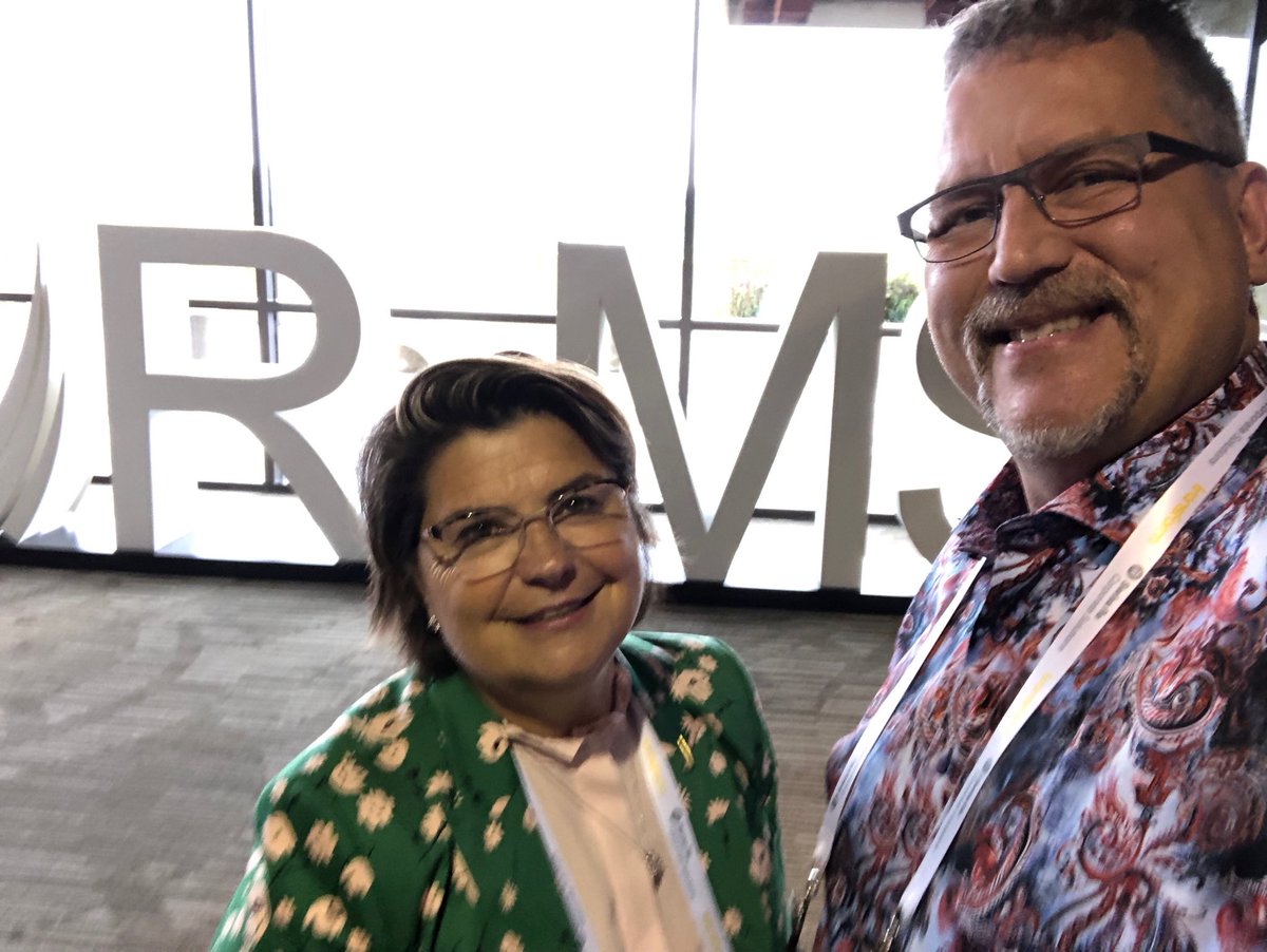 Dariusdelon's tweet photo. #RIMS President Mary and I at the Rims CANADA Conference in Edmonton. The best conference for risk professionals. #riskmanagement101 #insurance #IISA #IINA #Sarims #Narims https://t.co/8WXUbB0Rsh
