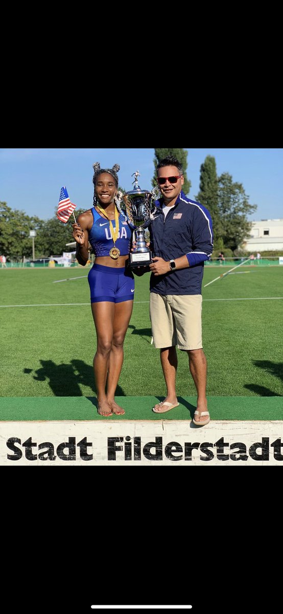 Covina HS Athletics (@covinaathletics) on Twitter photo Covina HS alum Rob Jarvis (c/o ‘97) and current Univ of Miami athlete celebrate after Team USA won the Thorpe Cup title this weekend in Germany. Rob is in his third year coaching at The University of Miami as the Jumps and Combined-Events coach @CVUSD_Supt_DrS <a href="/CovinaColts/">Covina High School</a> Covina HS alum Rob Jarvis (c/o ‘97) and current Univ of Miami athlete celebrate after Team USA won the Thorpe Cup title this weekend in Germany. Rob is in his third year coaching at The University of Miami as the Jumps and Combined-Events coach @CVUSD_Supt_DrS <a href="/CovinaColts/">Covina High School</a>
