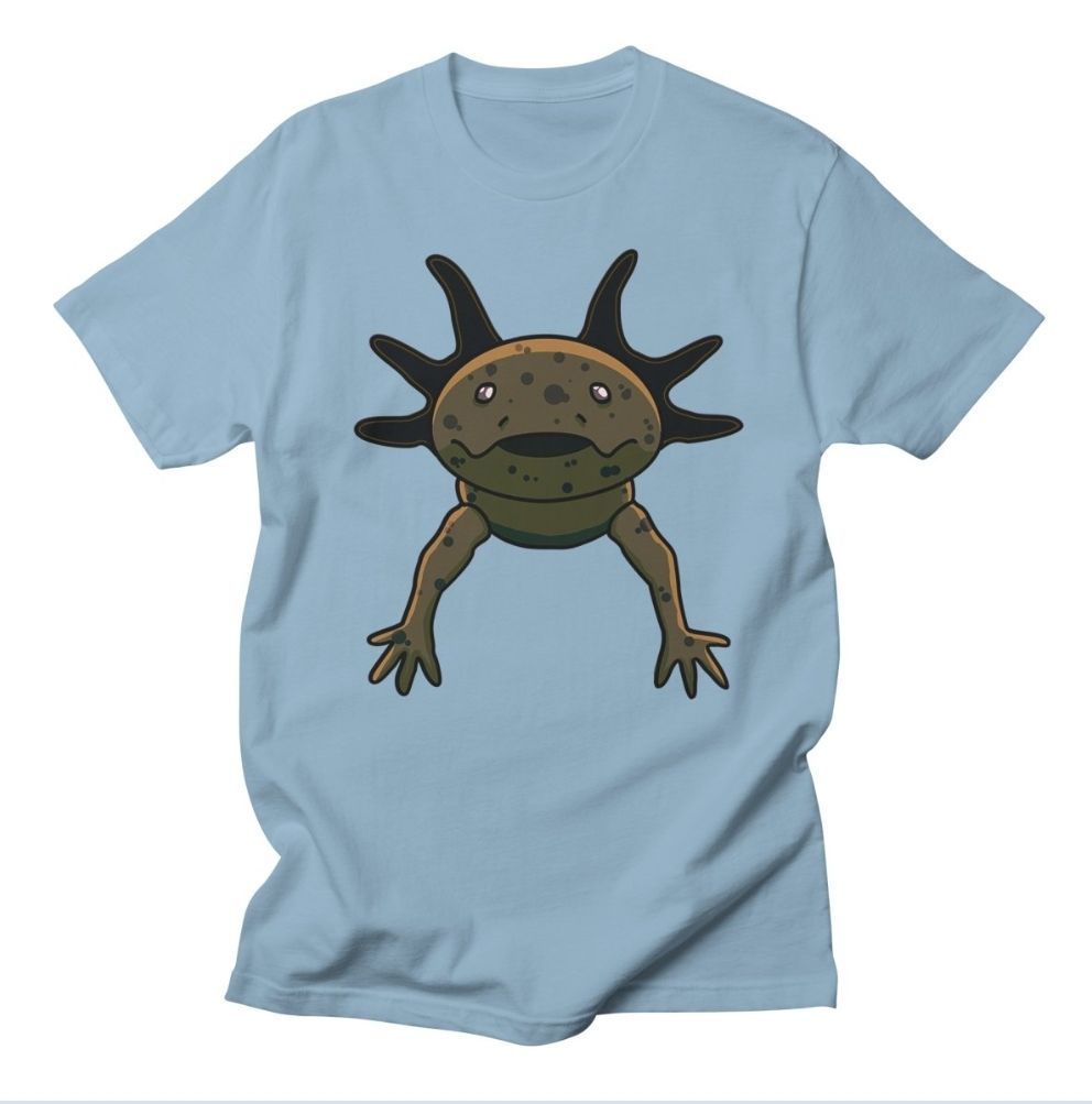 Axolotl t-shirt from feverdreamshop.threadless.com 
