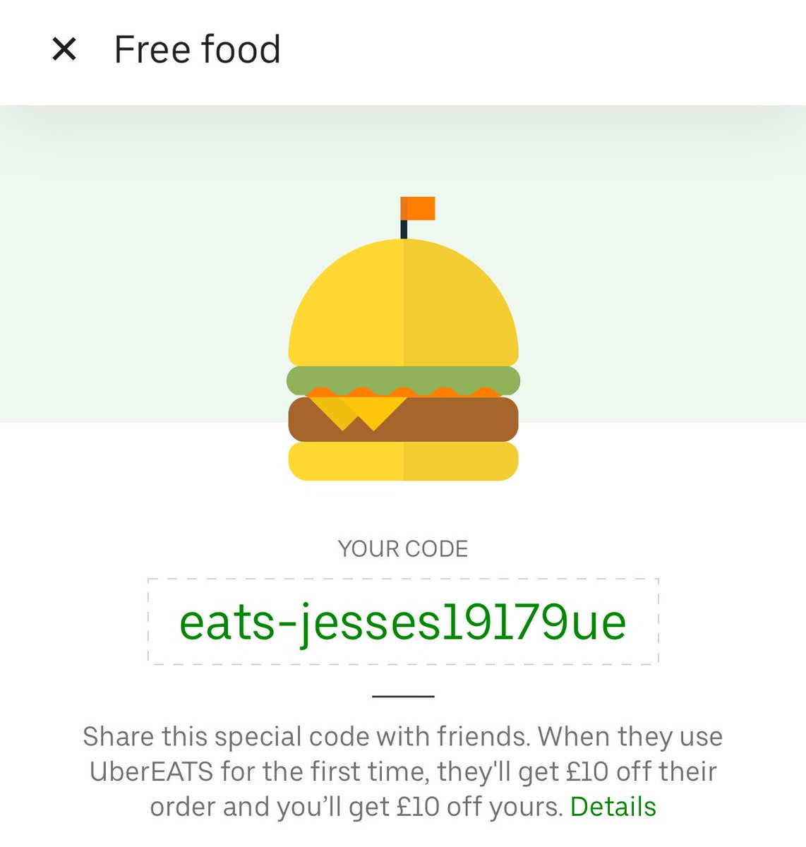 Jessesaah_'s tweet photo. Everyone is abusing the Uber Eatโs ยฃ10 OFF your first order with all these promo codes, the @McDonalds near me run out of fries๐๐๐ญ๐คฆ๐พโโ๏ธ
Make sure you use my code for ยฃ10 off your first @UberEats order tho๐
#ubereats #UberEatsPromoCode #UberEATS #ubereatscodes https://t.co/wQdNoKfShK
