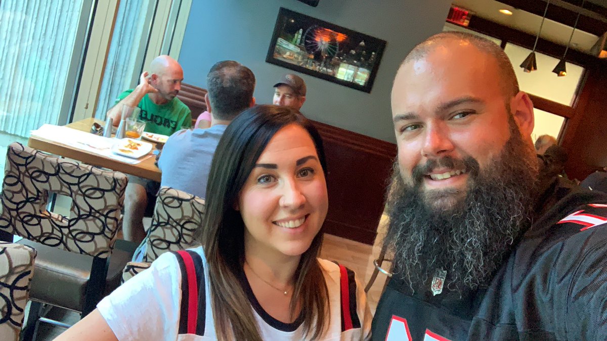 marioBasque51's tweet image. What a honeymoon week it has been ... Nova Scotia ➡️ New Orleans ➡️ Baton Rouge ➡️ now in Atlanta for the @AtlantaFalcons home opener and our first @NFL / @SNFonNBC !! Let’s gooooo !! #RiseWithUs