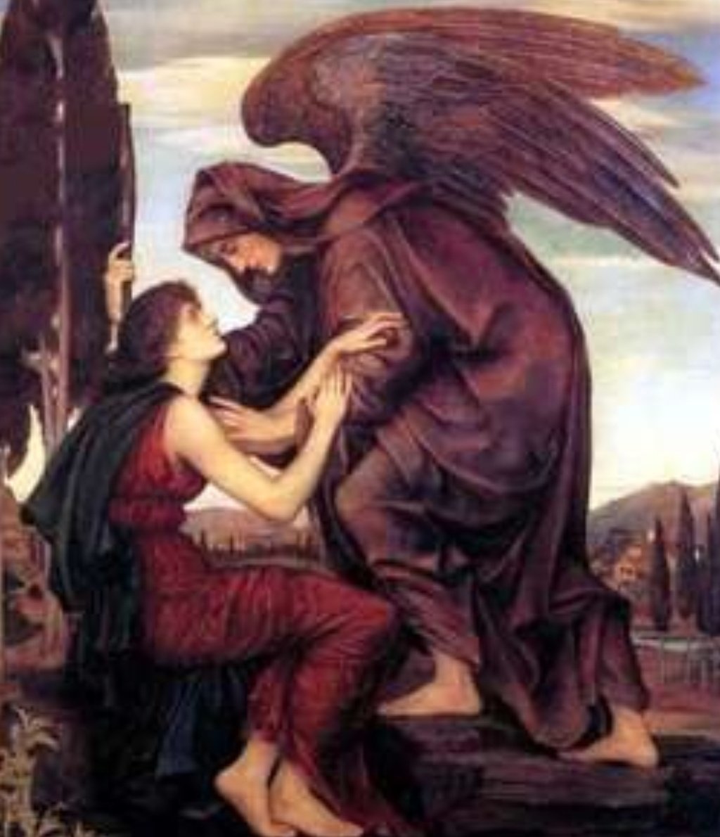 NEPHILIM (נְפִילִים, nefilim):Well-known in biblical myths, however Arab Pagans believed in them too. Described as 'fallen angels' that take upon the shape of humans on Earth, they were known to produce hybrid children. Abu Jurhum of the Jurhum tribe, was one such hybrid child.