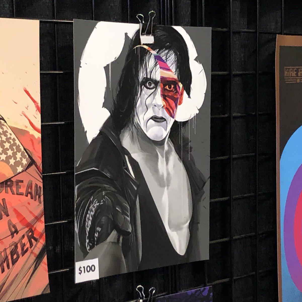 TheBlotSays's tweet photo. How did I not know @oliverbarrett released all these wrestling prints!?! That Sting is amazing! I want them all.
#oliverbarrett #wwe #sting #ricflair #undertaker #brethart #dustyrhodes #art #mondo #mondocon #mondocon5 #mondocon2019 https://t.co/CSYXk1fSrz