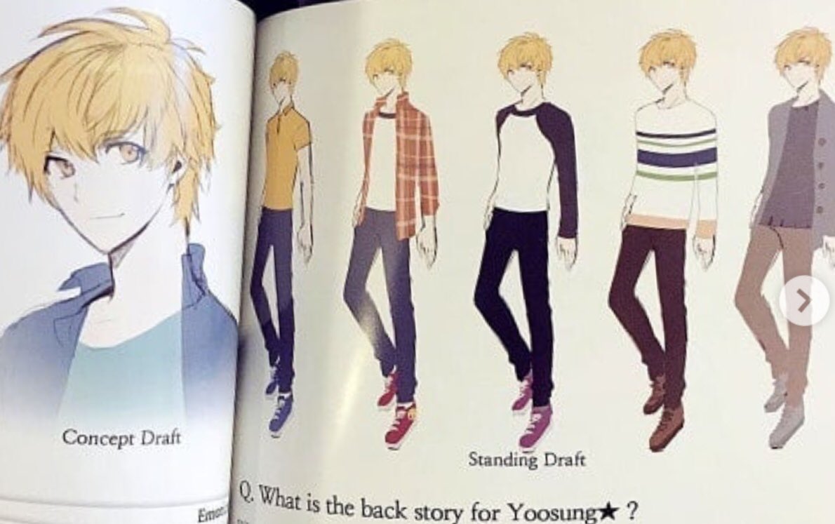kiyoi_q's tweet photo. Yoosung 's Concept art is so cute🥰 https://t.co/M1etKxWdQv