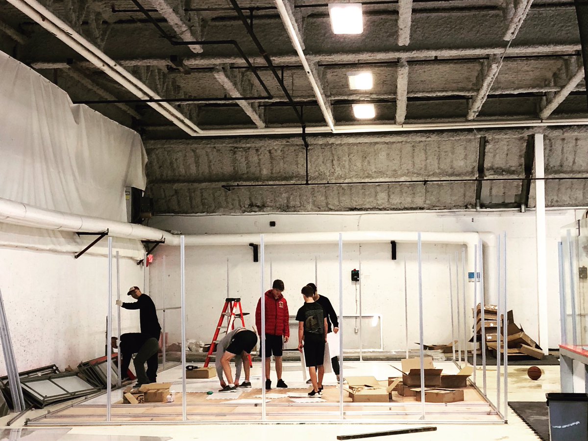 HockeyNSWC's tweet image. The shooting lanes have arrived and will be set up in the HTC this week. Huge shout out to the Vancouver North West Hawks players who helped with the assembly 🙏 #allaboutdevelopment #builtforlife