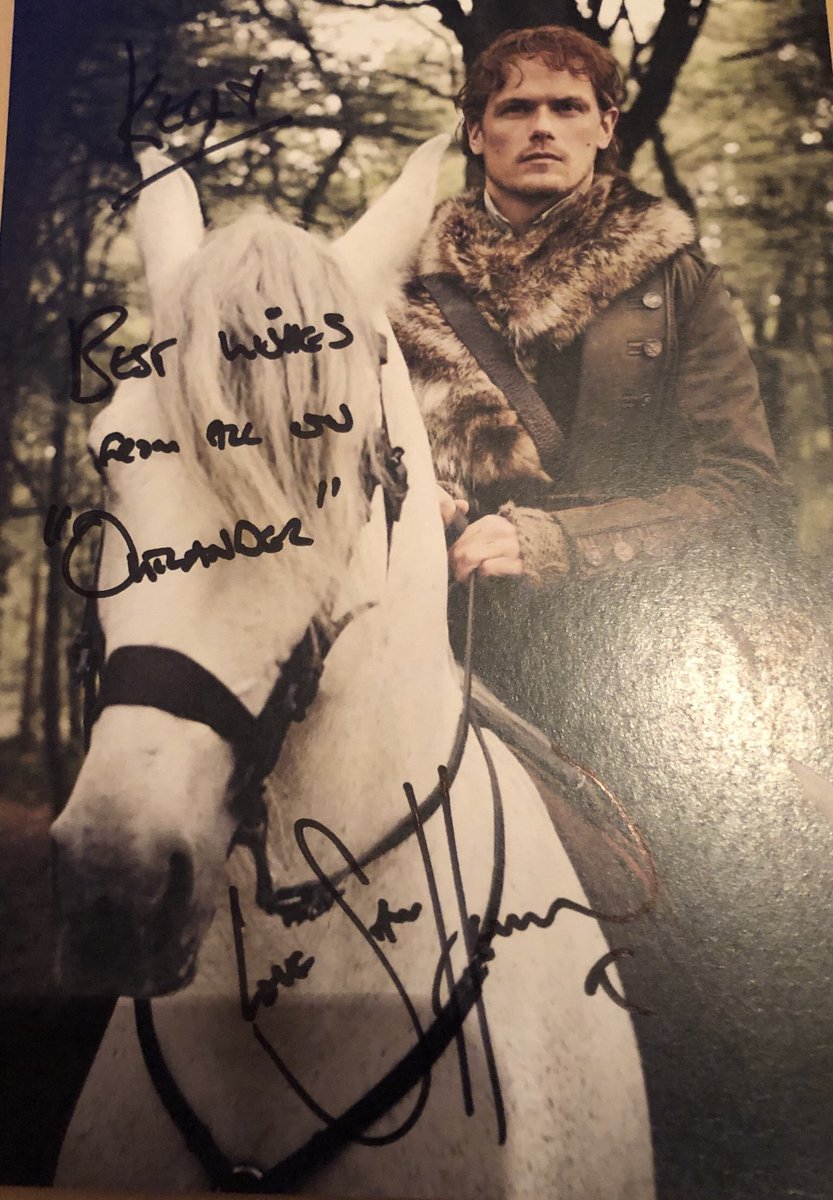KellyLeadbitte1's tweet photo. Thank you @SamHeughan  for my lovely photo #outlander x https://t.co/c1gaKp6UaJ
