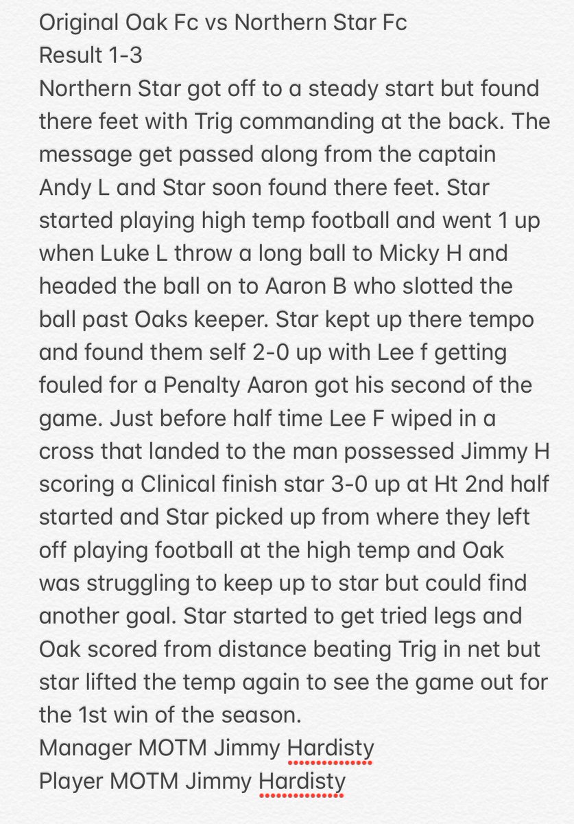 Northern Star FC tweet media