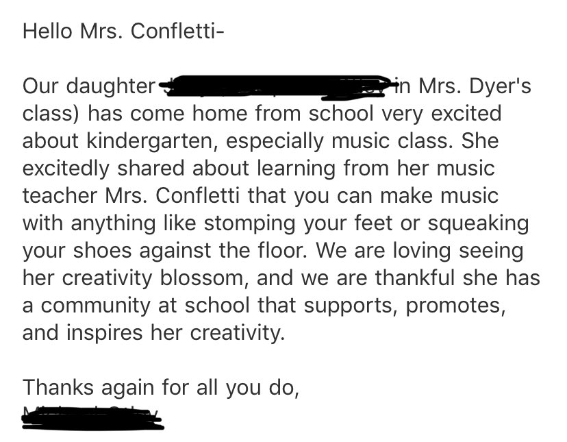 My heart is happy! Love hearing this about one of my kiddos! 💕✨

#orffschulwerk #berelentless #lovemystudents #inspirecreativity #havefun #gratitude <a href="/DinoDyerABC/">Mrs. Dyer</a> <a href="/ReamsElemAP/">Reams Road Elem</a>
