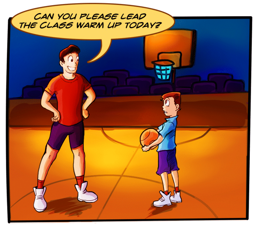 mrrobbo's tweet photo. The story centres around a student who is asked by their PE Teacher to lead the class warm up. Follow the short story here: https://t.co/SNXa9M9jor #physed #thepegeek #sworkitapp https://t.co/Mj5MqjjT3G