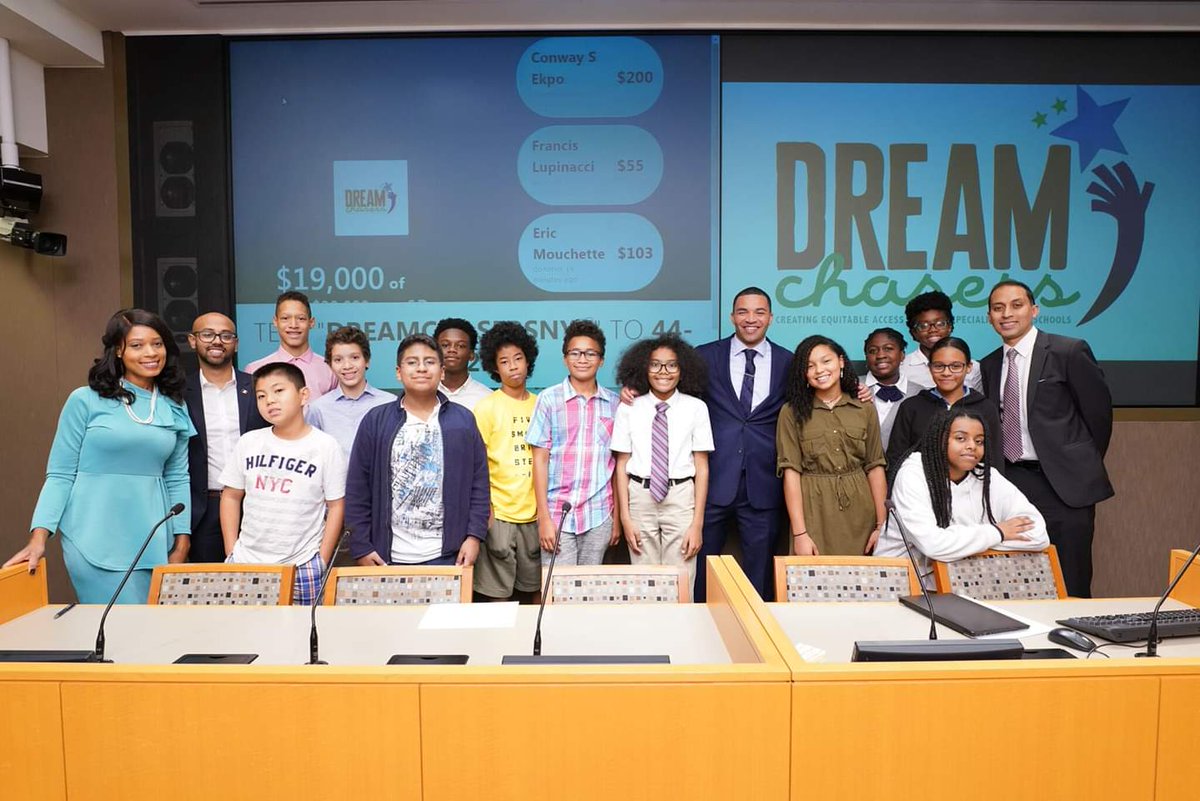 jasonmylesclark's tweet photo. What an amazing day celebrating the work of our second DREAM @ChasersNyc class!
It’s not stretch to say that it’s our students who do the inspiring. @khanstutorial
@Ivez @NiaNBCBoston
#DREAMChasersNYC #NYC #IamASolution #SHSAT #Diversity https://t.co/k2L6WYXfPx