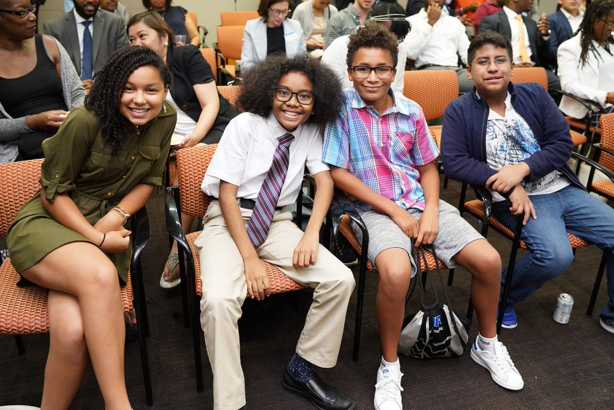 jasonmylesclark's tweet photo. What an amazing day celebrating the work of our second DREAM @ChasersNyc class!
It’s not stretch to say that it’s our students who do the inspiring. @khanstutorial
@Ivez @NiaNBCBoston
#DREAMChasersNYC #NYC #IamASolution #SHSAT #Diversity https://t.co/k2L6WYXfPx