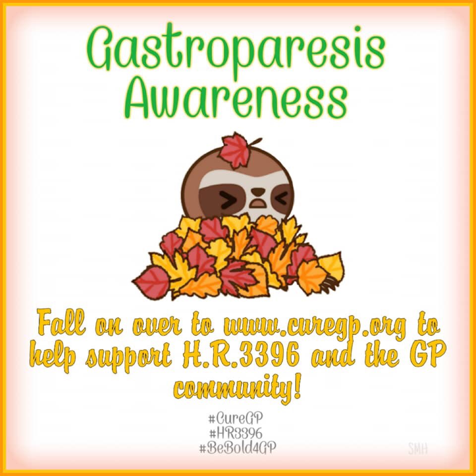 #Gastroparesis #CureGP #HR3396
CureGP.org
