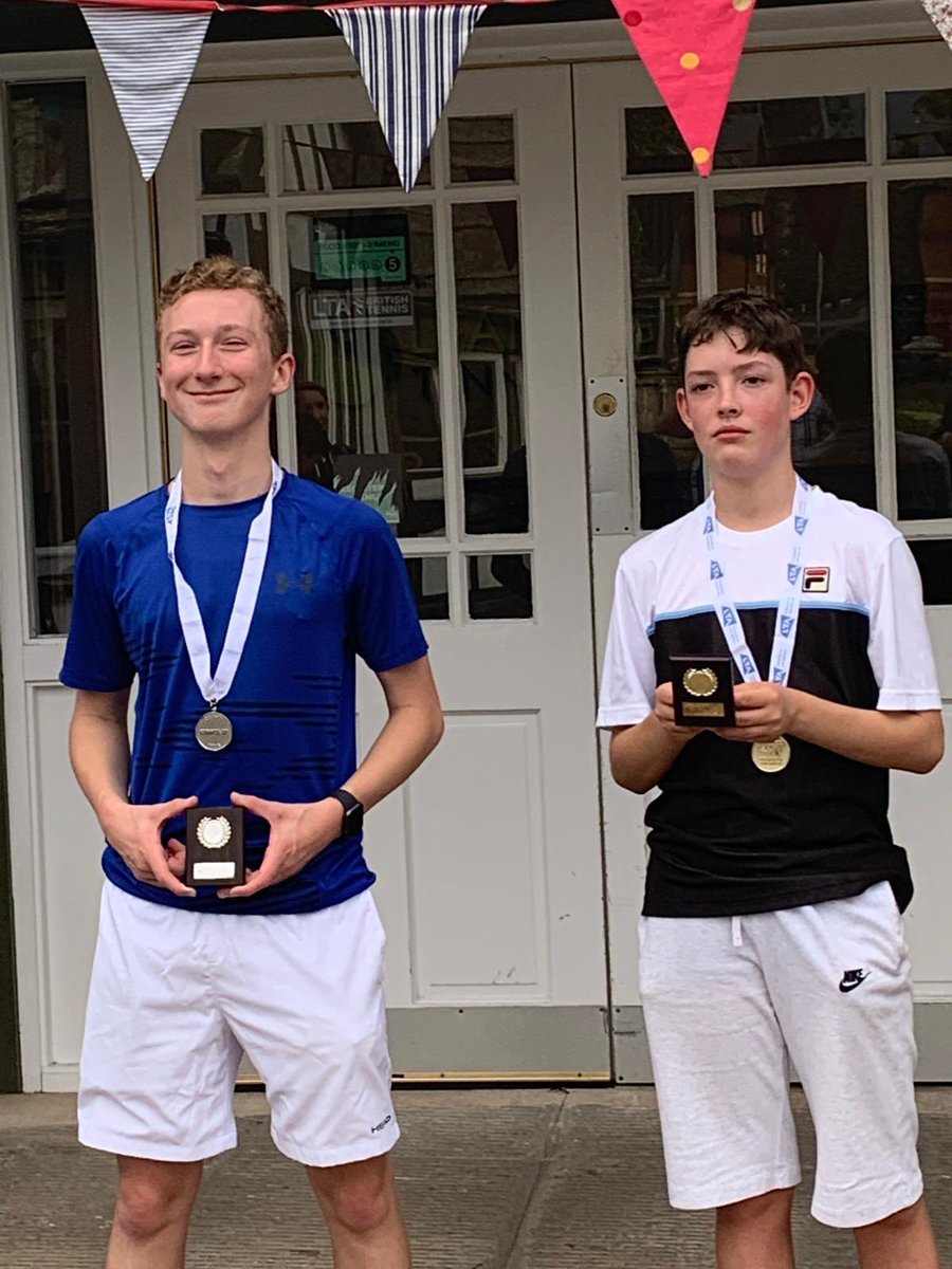 Well done Mark, 2nd in u16 grade 4 Leamington Spa tournament today🥈@GreatSankeyPE @Eifion_tennis @WrexhamTC #teamwrexham