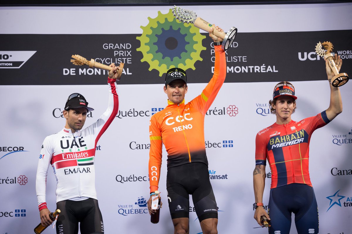 REPORT: “It’s been a year of a lot of top ten places and podiums but never really a big win in a WorldTour race so I’m super happy to finally get it.” <a href="/GregVanAvermaet/">Greg Van Avermaet</a> after sprinting to the win at #GPCQM!

More from Greg and DS Steve Bauer 👉 bit.ly/GVAMontreal 

📷 Cor Vos