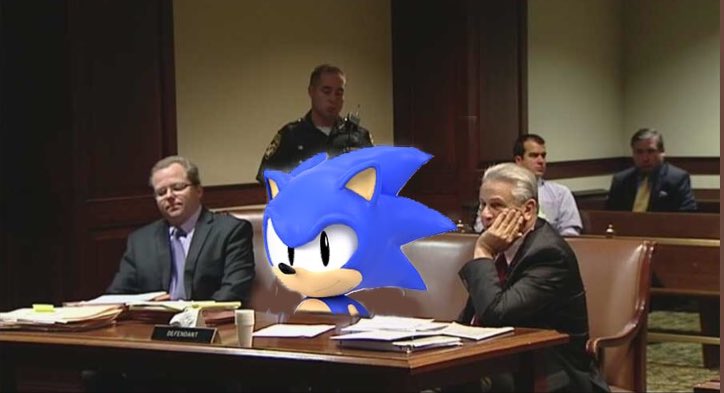 Sonic The Hedgehog found guilty of Extortion and Cyberbullying in Cincinnati, Ohio (2006)