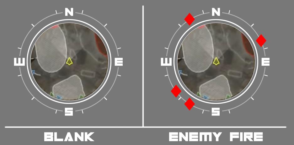 moons_artwork's tweet photo. my concept for a no red dot mini map for #Modernwarefare  take the red markers &amp; compass and wrap that around the map so we get the direction of enemy fire without showing dots @InfinityWard @Drift0r @ArtPeasant @charlieINTEL @PrestigeIsKey @JoeCecot @taylorkurosaki @hutchinson https://t.co/LbKZyyBrAw