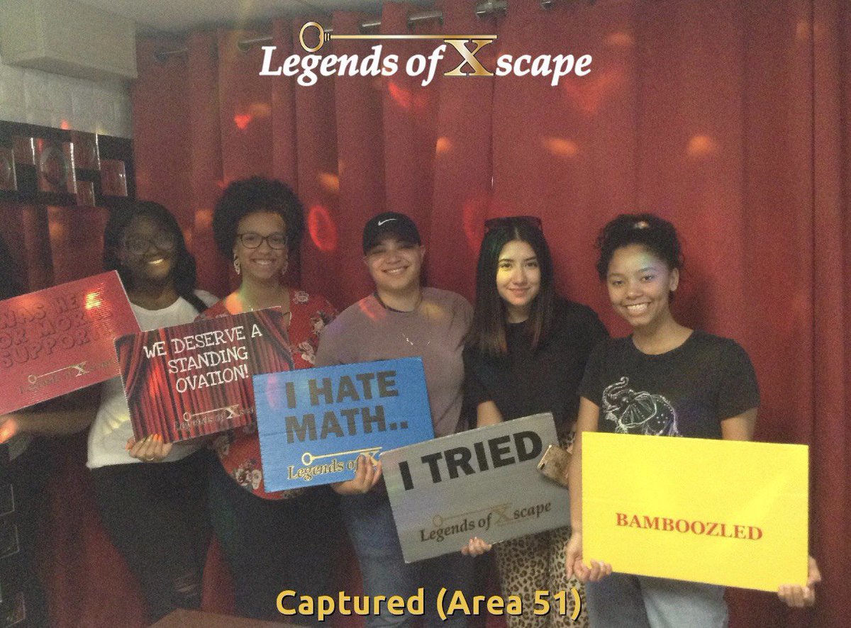 HRESAfterschool's tweet photo. We ESCAPED!!!!!

Well.... some of us did. 

But we ALL worked together for a common goal.  What better way to spend Monday Eve than practicing teamwork.

#EscapeRoom @LegendsofXscape #TeamBuilding #AfterschoolProgram

Huge THANK YOU to @PrimeTimePBC for making  this possible! https://t.co/j5gNCwC5B1