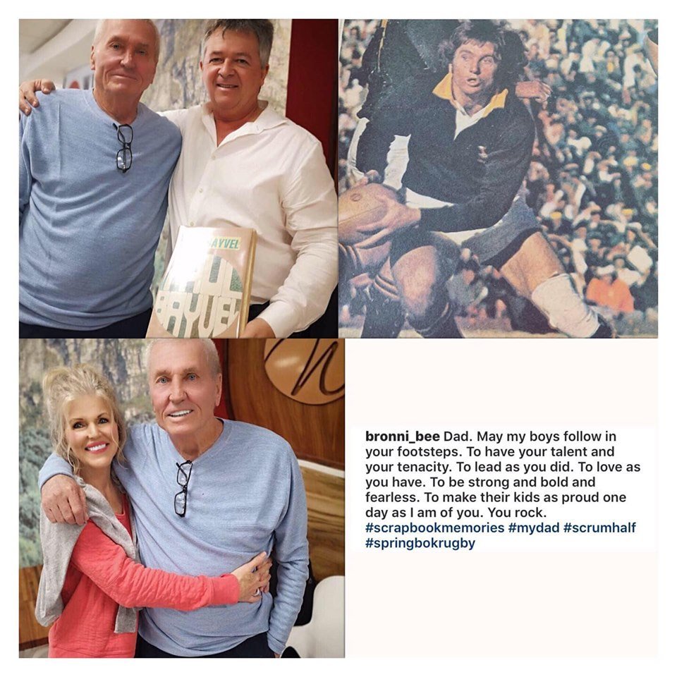 RealJojoBayvel's tweet photo. More tears today #parforcourse
Another #legend in our family
My pops, Paul Bayvel ex #springbok rugby scrummie from flipping long ago
Today his biggest fan to meet him @PvdS13 - after many years (dad doesn’t like fame or pics 🤪)Although at 69 & 70 genetics looking hopeful for us https://t.co/aP6oFMkrF0