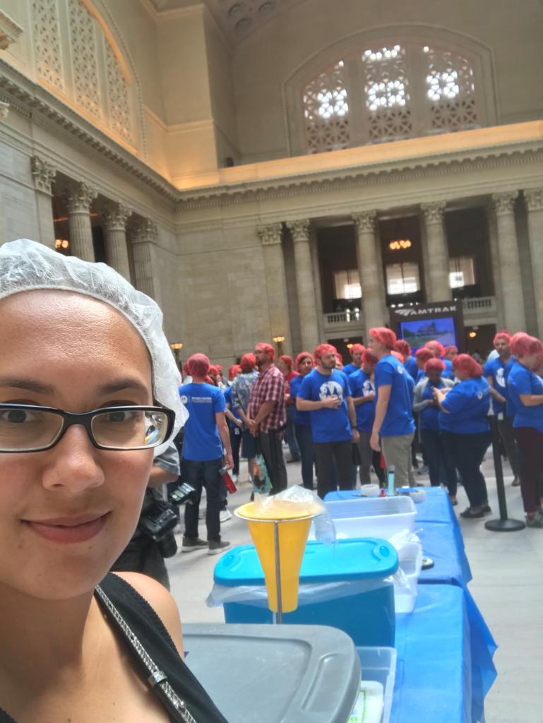NasdaqExchange's tweet photo. From the Windy City to #SF – Our employee volunteers participating in @911day. Here we are at @GLIDEsf and #Chicago @FoodDepository helping those at risk of hunger. #NasdaqGoodWorks #GlobalGoals #911day https://t.co/4PDdzqsUUA