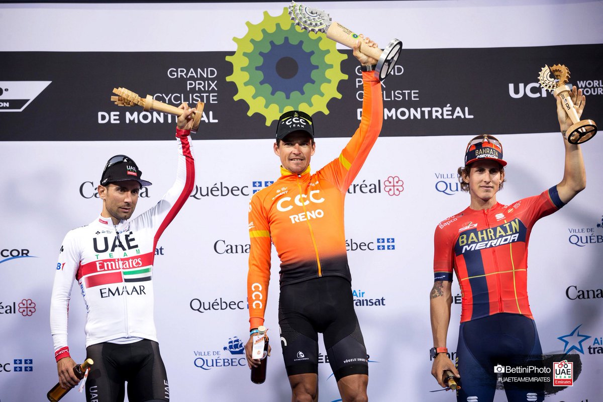 🥈<a href="/DiegoUlissi/">Diego Ulissi</a> 🇮🇹 lands silver at <a href="/GPCQM/">GPCQM</a> #GPMontreal 🇨🇦 , Second place for the Italian rider, 7th for <a href="/RuiCostaCyclist/">Rui Costa</a> 🇵🇹.

📝Full report: uaeteamemirates.com/gp-montreal-fi…

#UAETeamEmirates #RideTogether #YearofTolerance #GPCQM