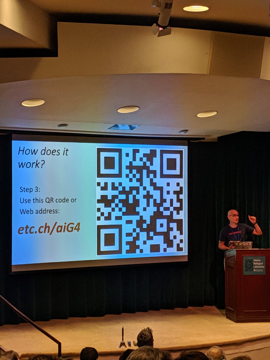 jen_martynowicz's tweet photo. Technology uses at #mpm2019. How many people accidentally took a picture like me? @parasitesrule https://t.co/3ghKtrxFjf