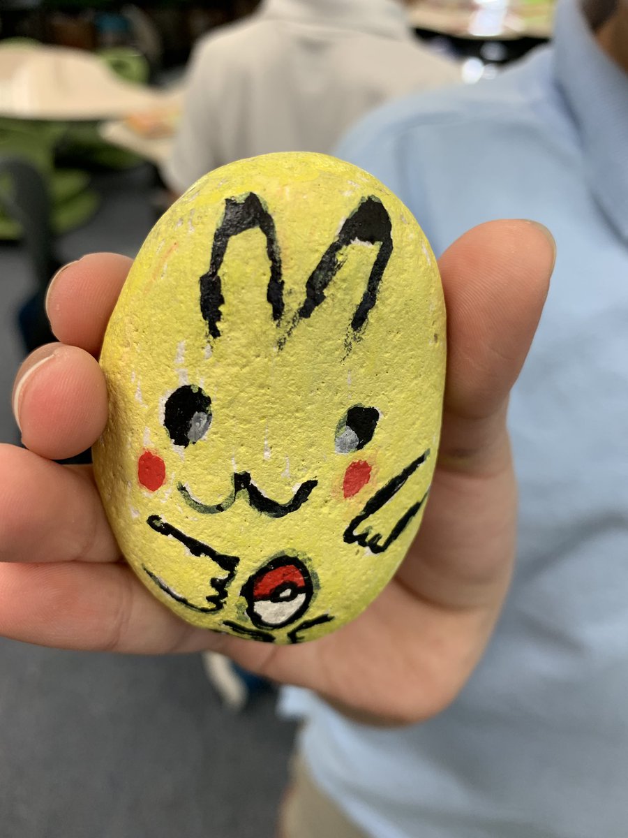Caroline_Turke's tweet photo. Elisa Nelson Rocks! My students were so excited to paint and hide rocks around campus to spread a little joy! https://t.co/be9JMlDg7q