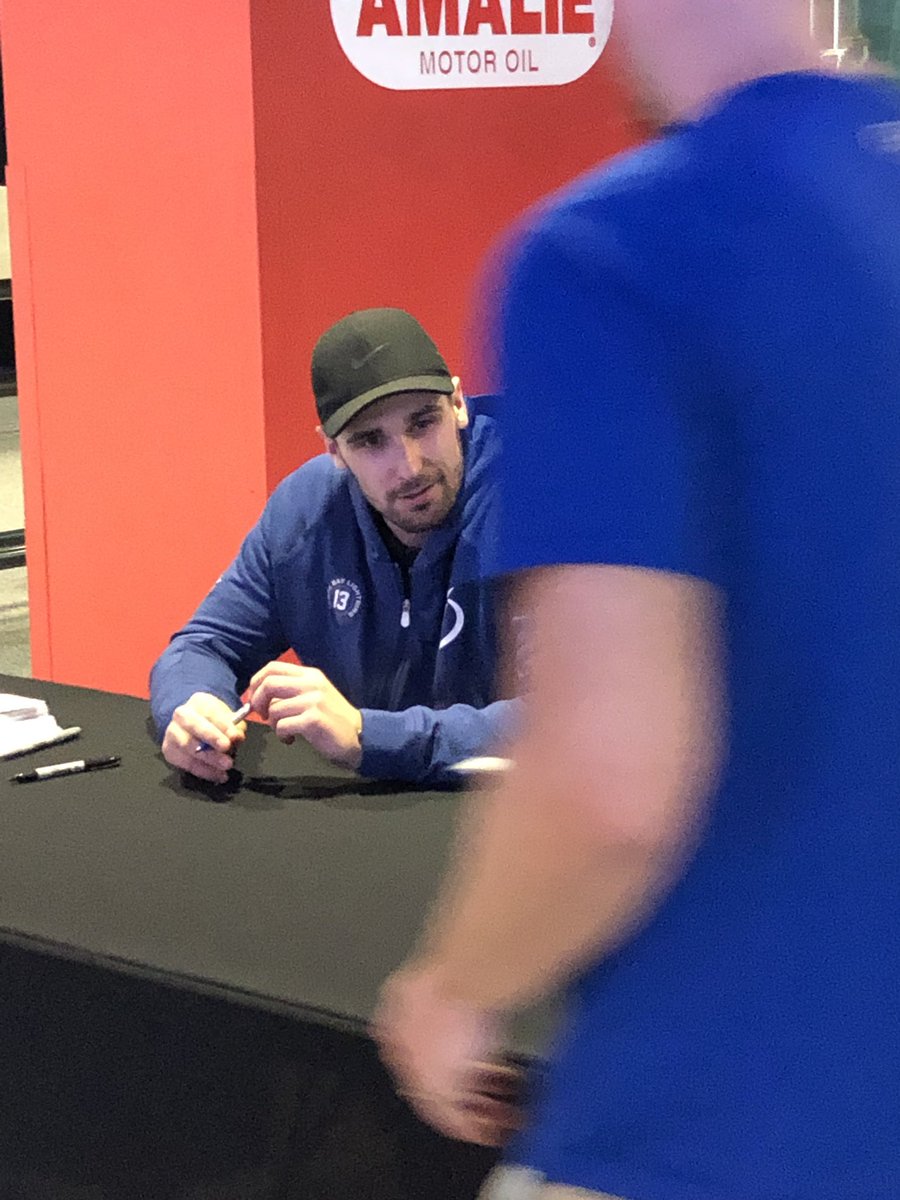 seaghost78's tweet photo. More Bolts at the autograph tables #BoltsFanFest https://t.co/wtJErKJqUc