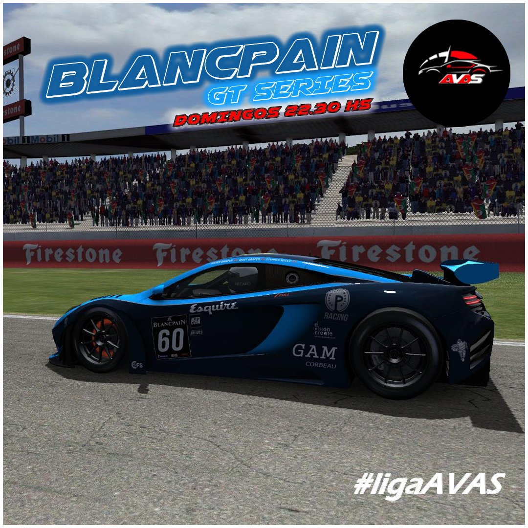 AvasLiga's tweet photo. HOY! #Blancpaingt
Mugello 🇮🇹 22:30 Hs
Los esperamos!
#LigaAVAS
#rFactor #Mercedes #Chevrolet #Audi #Ford #Toyota 
@BlancpainGT https://t.co/35wUO7W3oW