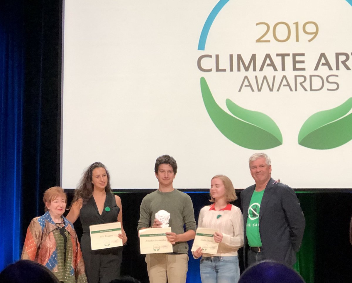 JeannetteDaLuz's tweet photo. Great job hosting the #climatechangeawards today @lubagoy & @ArthurPottsMAC https://t.co/kH44DEEoRq