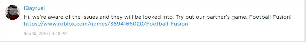 Legendary Football Roblox Twitter