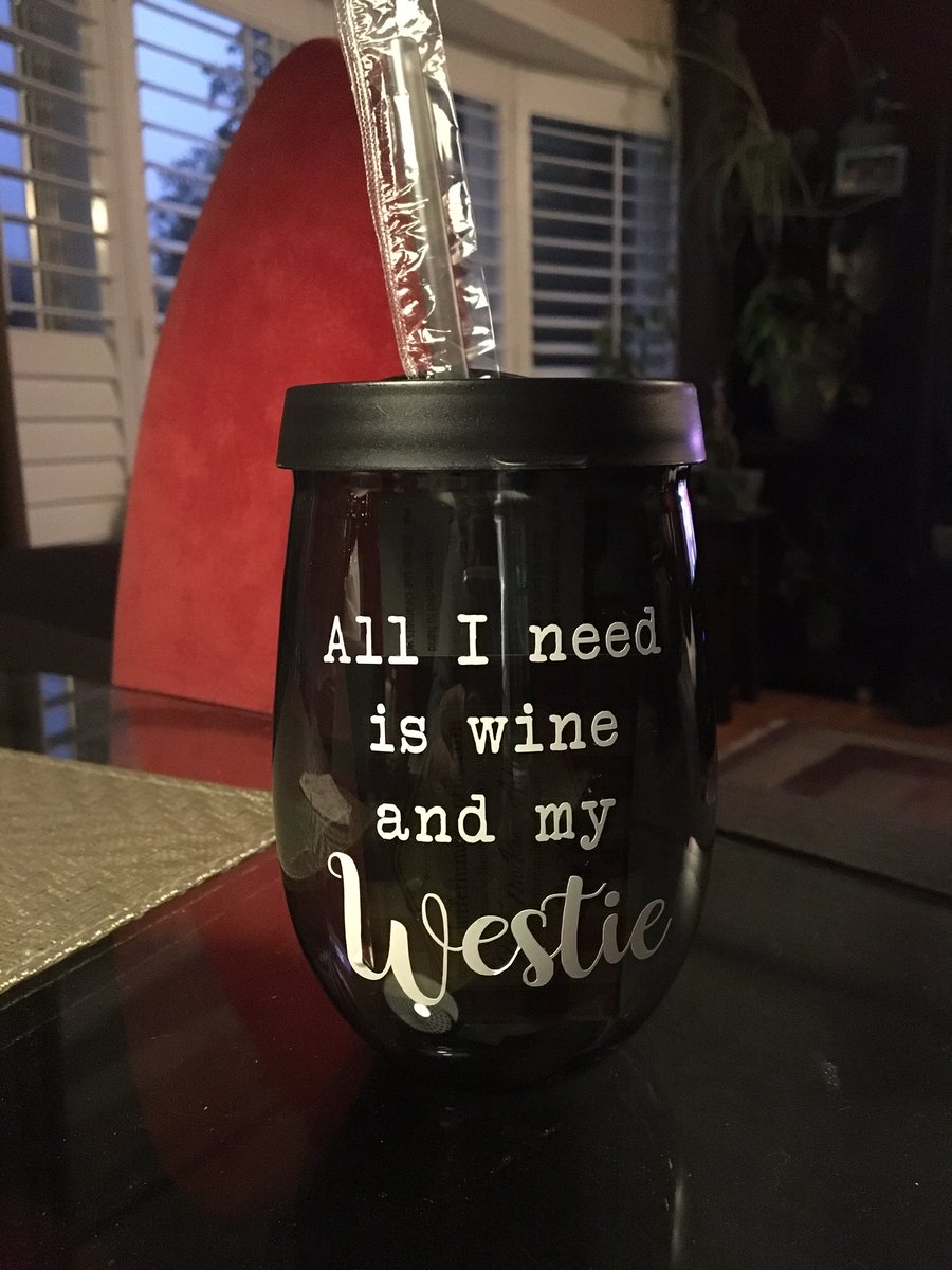 reddogcw's tweet photo. Love what I picked up at @WestiesInNeed today... iPhone case from The Bowtail and LA West, and my new favourite drinking mug π #bestshoppingever https://t.co/av6EJlELQs