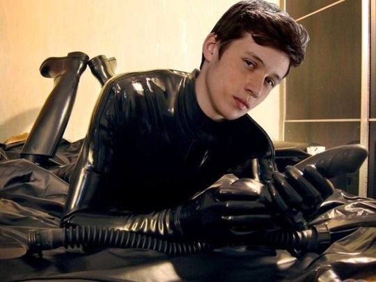 Latex stepbrother gay petite