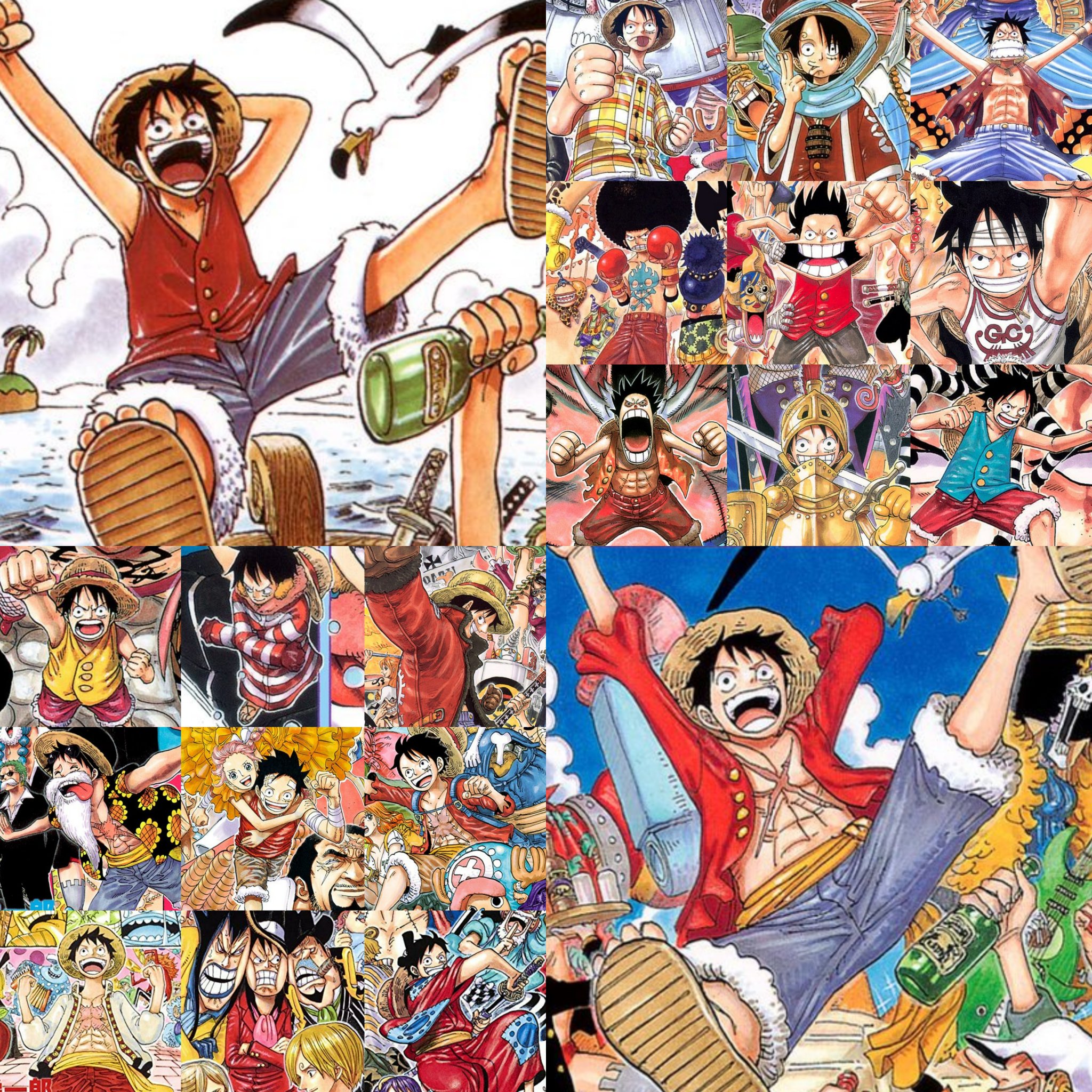 Yokohage この前のジャンプで 94巻の表紙が公開されましたね ルフィって色んな巻の表紙で 色んな服装をしてるけど ルフィってなにを着ても似合う Onepiece ワンピース モンキー ｄ ルフィ T Co Qqcgnopko6 Twitter