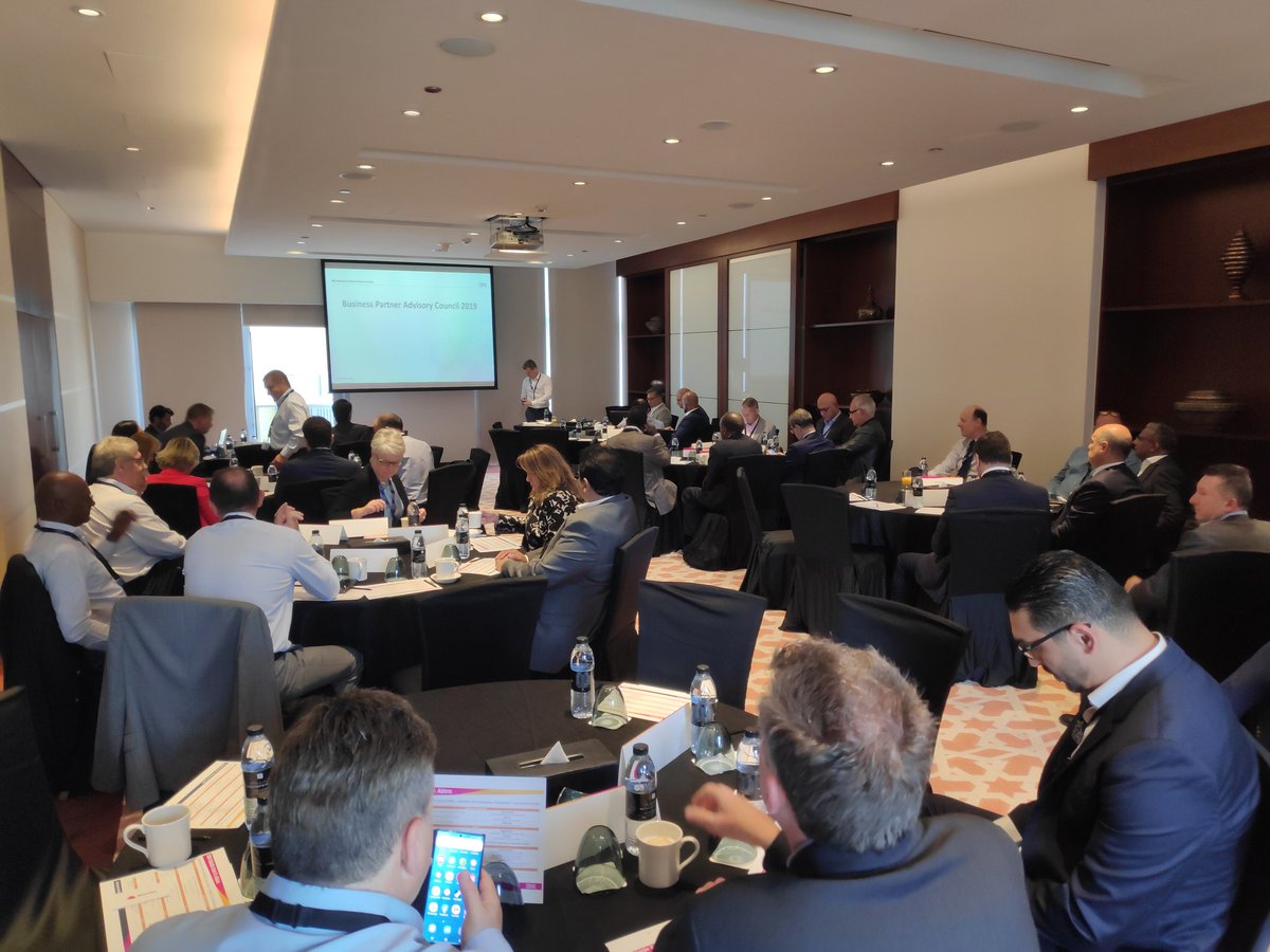 Varuna_Shah's tweet photo. As we kickstart MEA #BPAC2019 #IBMPartner , room full of distributors and solution providers looking forward to a day full of open discussion and work streams @gadmoura @p_sobczak  @MikeFino68 @magedwassim @PetraSnellman @SusanMJain https://t.co/3eYSWZoGj9