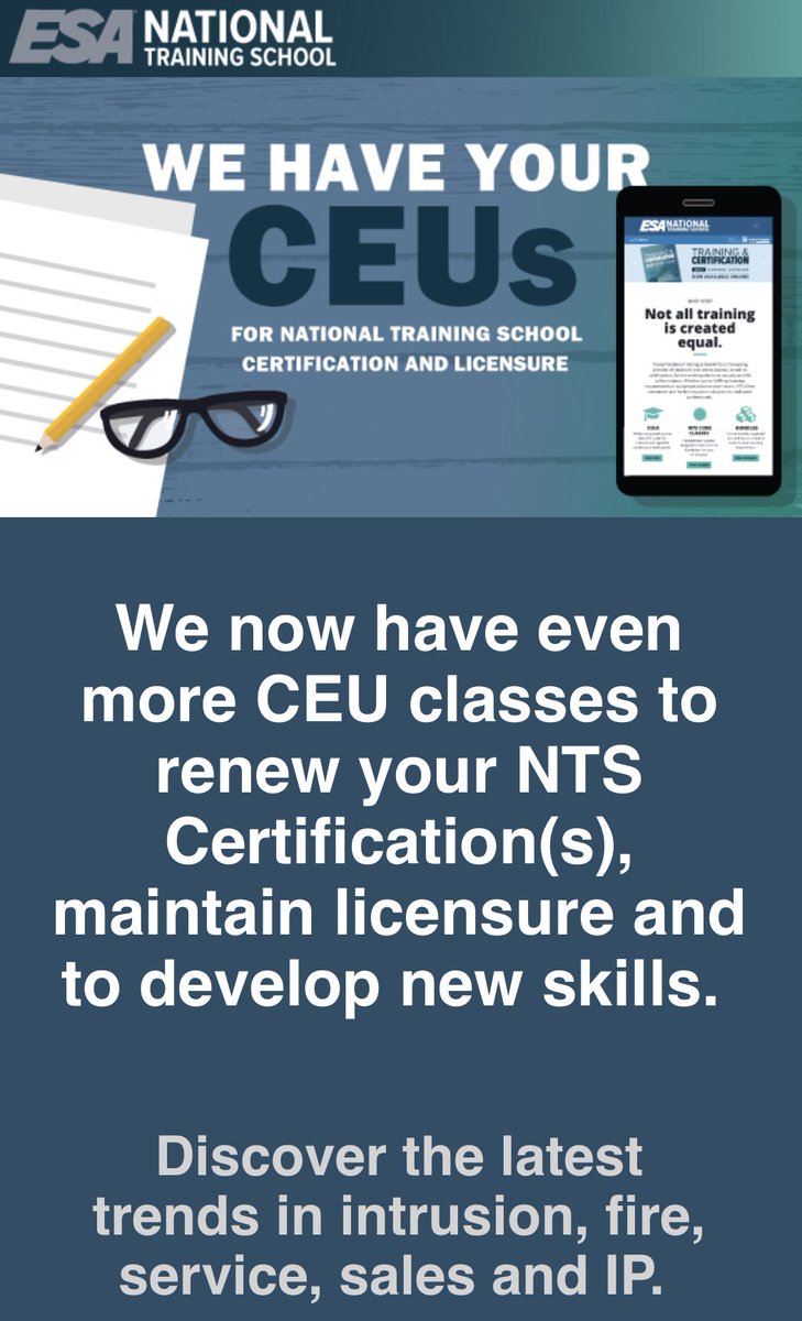 AutioSteve's tweet image. We have your CEUs! 10% off!!!

Link to register ~~~&amp;gt; waesa.org/training-schoo…