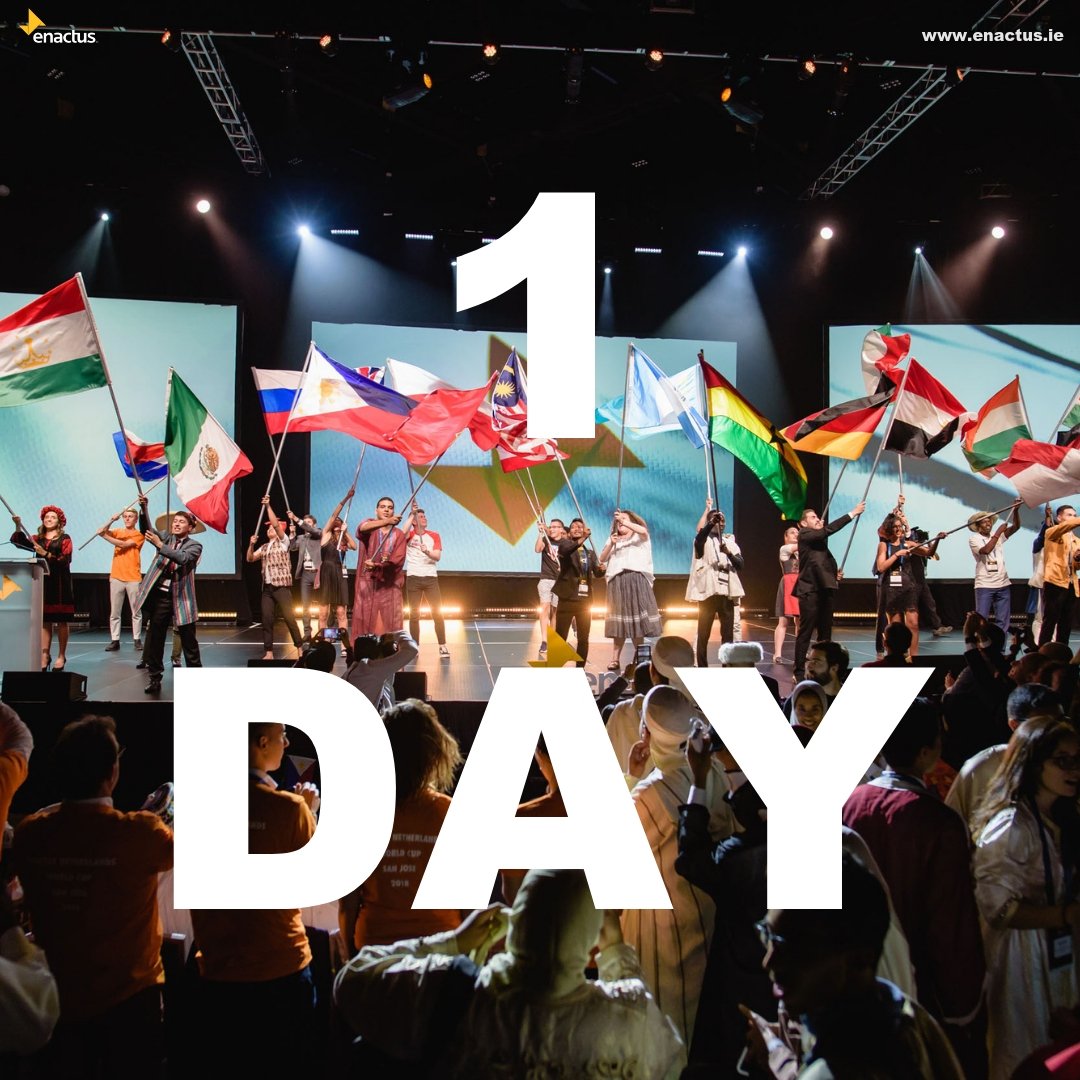 enactusIreland's tweet photo. The @enactus World Cup kicks off tomorrow! Our teams are now well prepared and ready to go for an incredible three days of innovation, collaboration &amp; learning! #EnactusWorldCup #NextGenLeaders #WeAllWin https://t.co/H9amAOq0If