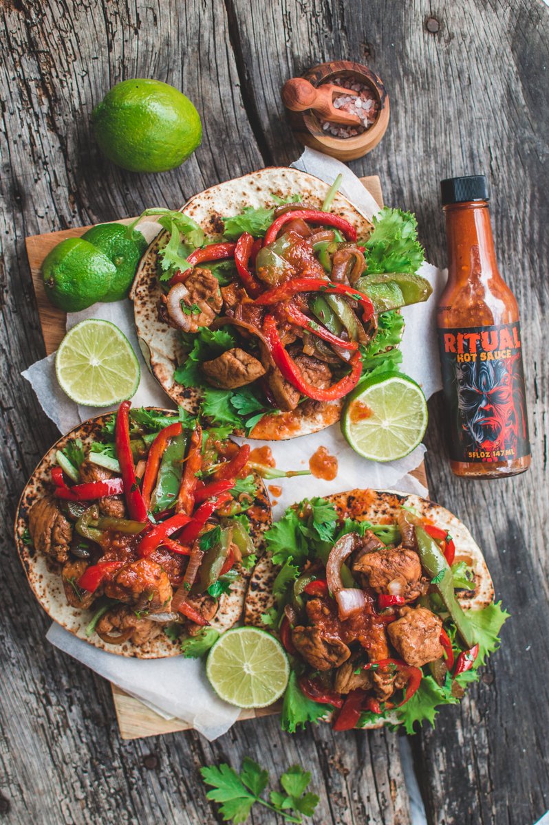 #Ritual #HellfireHotsauce on #Chicken #Tacos #Gourmet