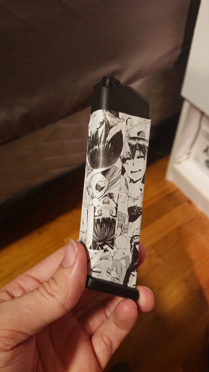 tacbaconpatches's tweet image. You know I had to do it to em.

#glock #ahegao #anime #manga #doujinshi #lewd