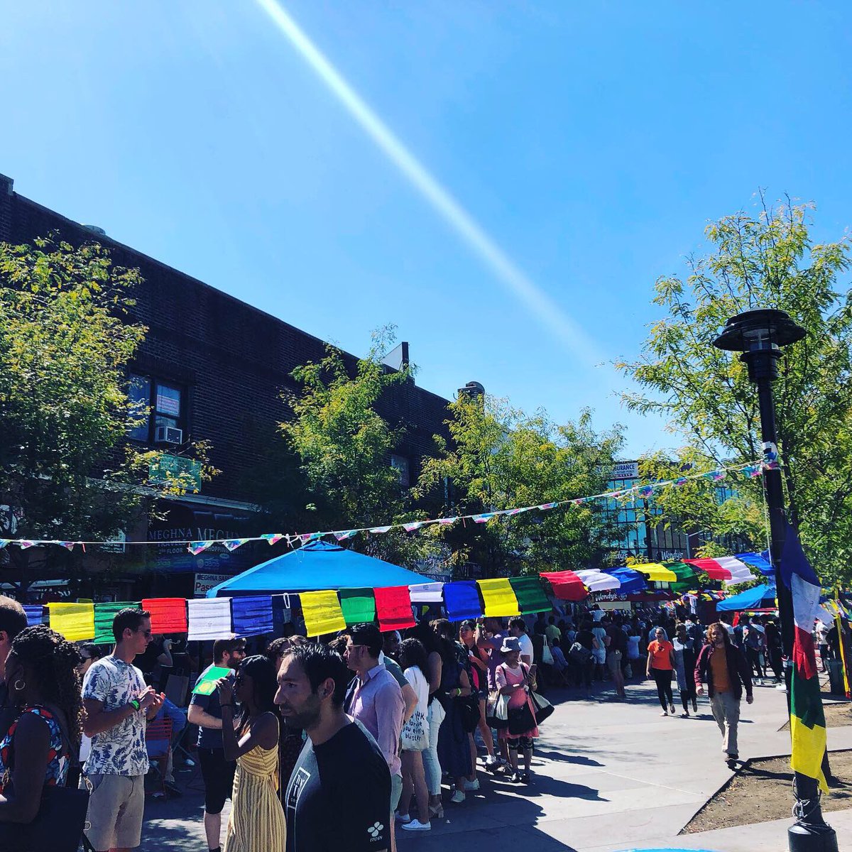 voteshekar's tweet photo. The 8th Annual #MomoCrawl at Diversity Plaza, organized by Students for a Free Tibet! It was awesome, as always. And let’s be real, if you haven’t yet eaten the momos of Jackson Heights, you need to come out here quick! Like now. https://t.co/6Q4hSqbdQS