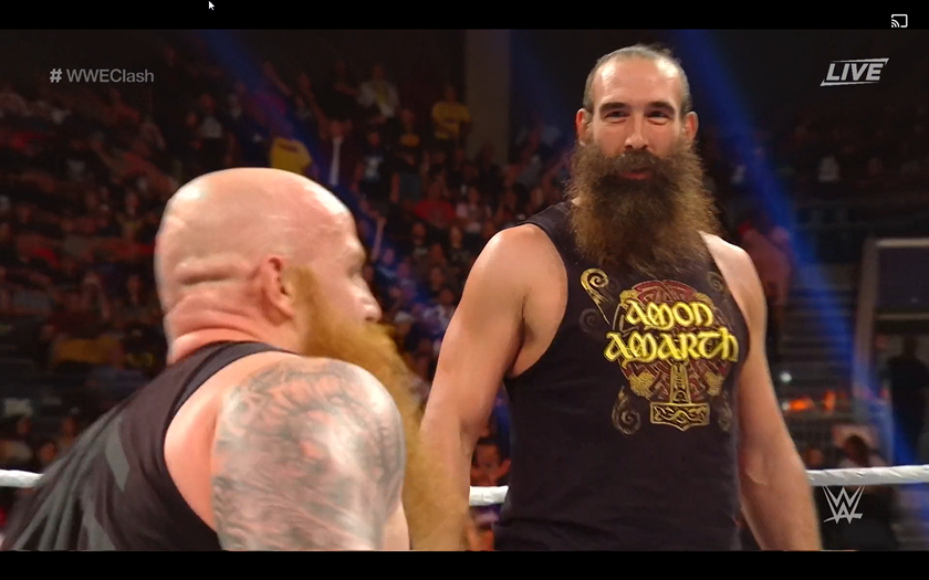 Pwm Wwe Aew News Rumors On Twitter Luke Harper Returns To Assist Erick Rowan To Get The Victory Over Roman Reigns Wweclash twitter