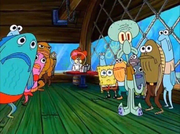 Kami penduduk Bikini Bottom sepakat, KPI dan KPAI itu gak guna, daripada ngabis-ngabisin anggaran negara, mending #BubarkanKPI