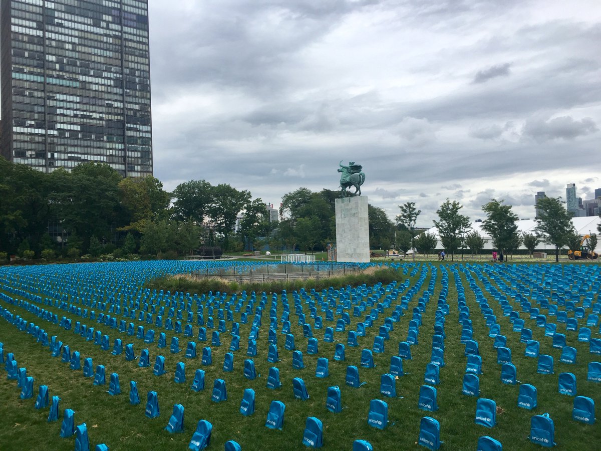 karin_hulshof's tweet photo. Heartbreaking. 

This UNICEF installation at the lawn of the UN in NY reminds us all of violence against children 😢 https://t.co/5l7lPFOUhF