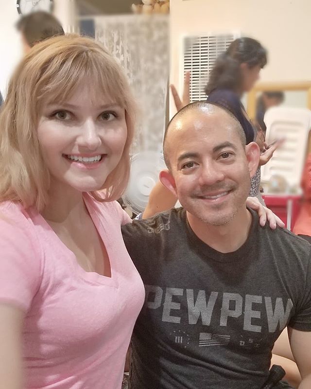 awbreymadison's tweet photo. My friend #jasonmiyashiro @jmiya23 and I at a birthday gathering for #HideImura @hidetoshiimura . Rabbit ears provided by the lovely Momo! https://t.co/G9ninluu6E https://t.co/5CyK2fbR9w
