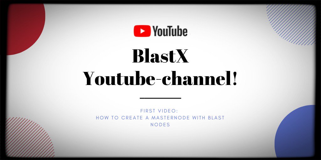 Blast_Exchange's tweet photo. The BlastX Youtube-channel is now launched, and starts off with a great video: "How to create a masternode with Blast Nodes" 🎉 Go to the BlastX discord for our giveaway regarding this launch!
https://t.co/FEY0dXo4SM
#Blast_Exchange #BlastX #cryptocurrency $BSTX #YouTube https://t.co/7IjaButMtG