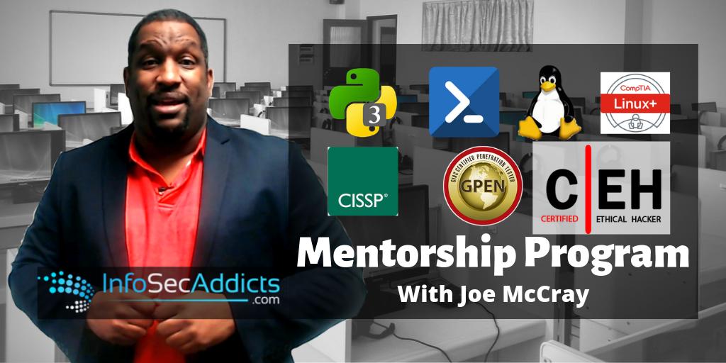 InfoSecAddicts  mentorship program with Joe McCray
facebook.com/InfoSecAddicts…
#technews  #it   #hack    #cybersecurity  #securitybreach #Iitsecurity   #infosecurity   #computersecurity    #josephmccray #mentorship   #mentoring   #strategicsecurity   #infosecaddicts