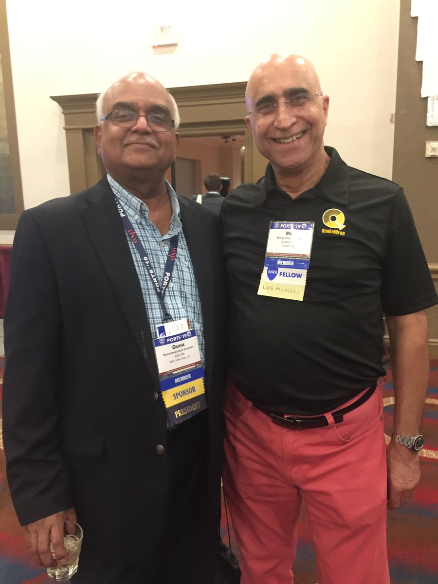 Mo Ehsani (@profehsani) on Twitter photo Attending #Ports19 Conference in Pittsburgh to exhibit <a href="/PileMedic/">PileMedic® by QuakeWrap</a> products. #ASCE President Guna visiting our booth. Attending #Ports19 Conference in Pittsburgh to exhibit <a href="/PileMedic/">PileMedic® by QuakeWrap</a> products. #ASCE President Guna visiting our booth.