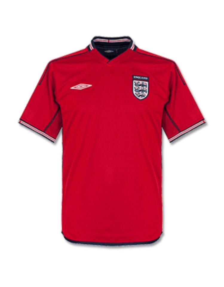 England World Cup 2002 Away Shirt