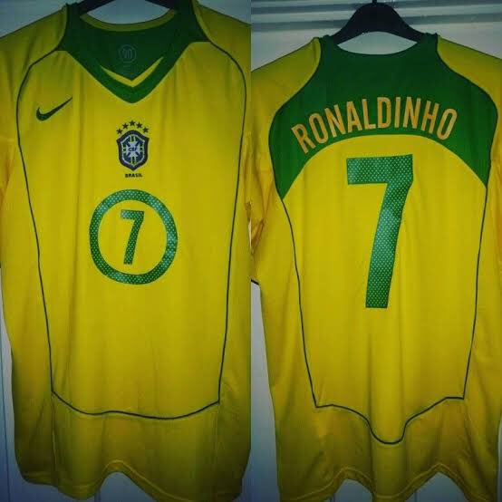 Brazil Copa America 2004 Home Shirt