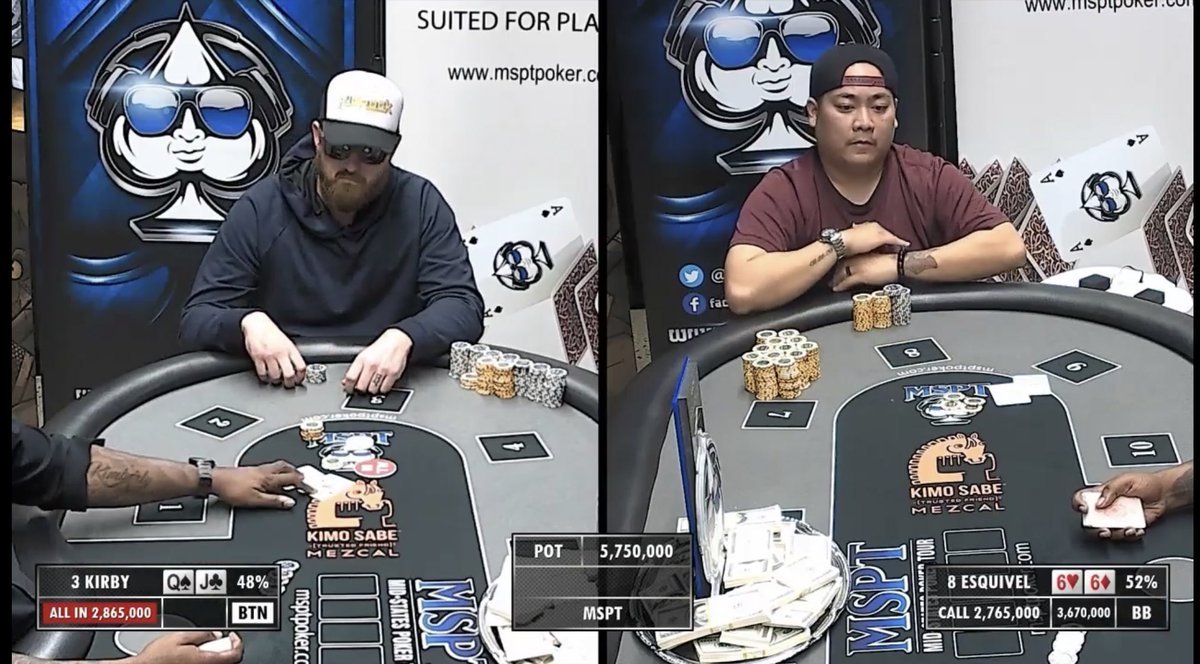 msptpoker's tweet photo. Follow the #MSPT157 heads up action at @CanterburyCards Shakopee, Minnesota.
Watch the final table live at https://t.co/1zZyr3nmeA
#canyoufeelit https://t.co/9PwMqRdpcT